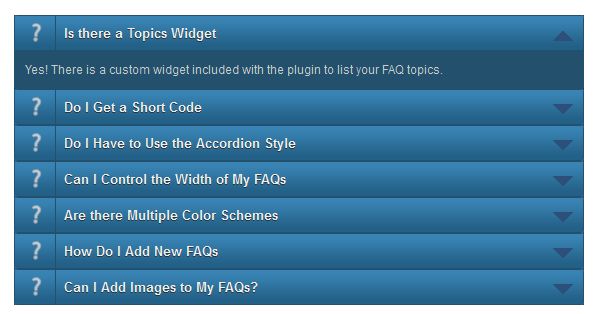 sugar faqs plugin