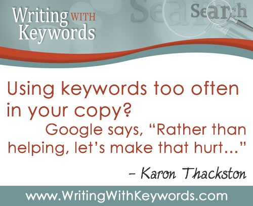 Writing With Keywords by Karon Thackston